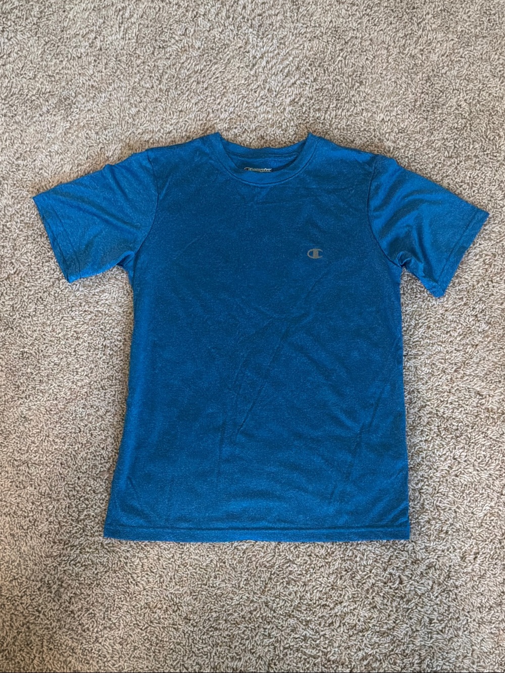 Champion Short-Sleeve Athletic Tee in Blue